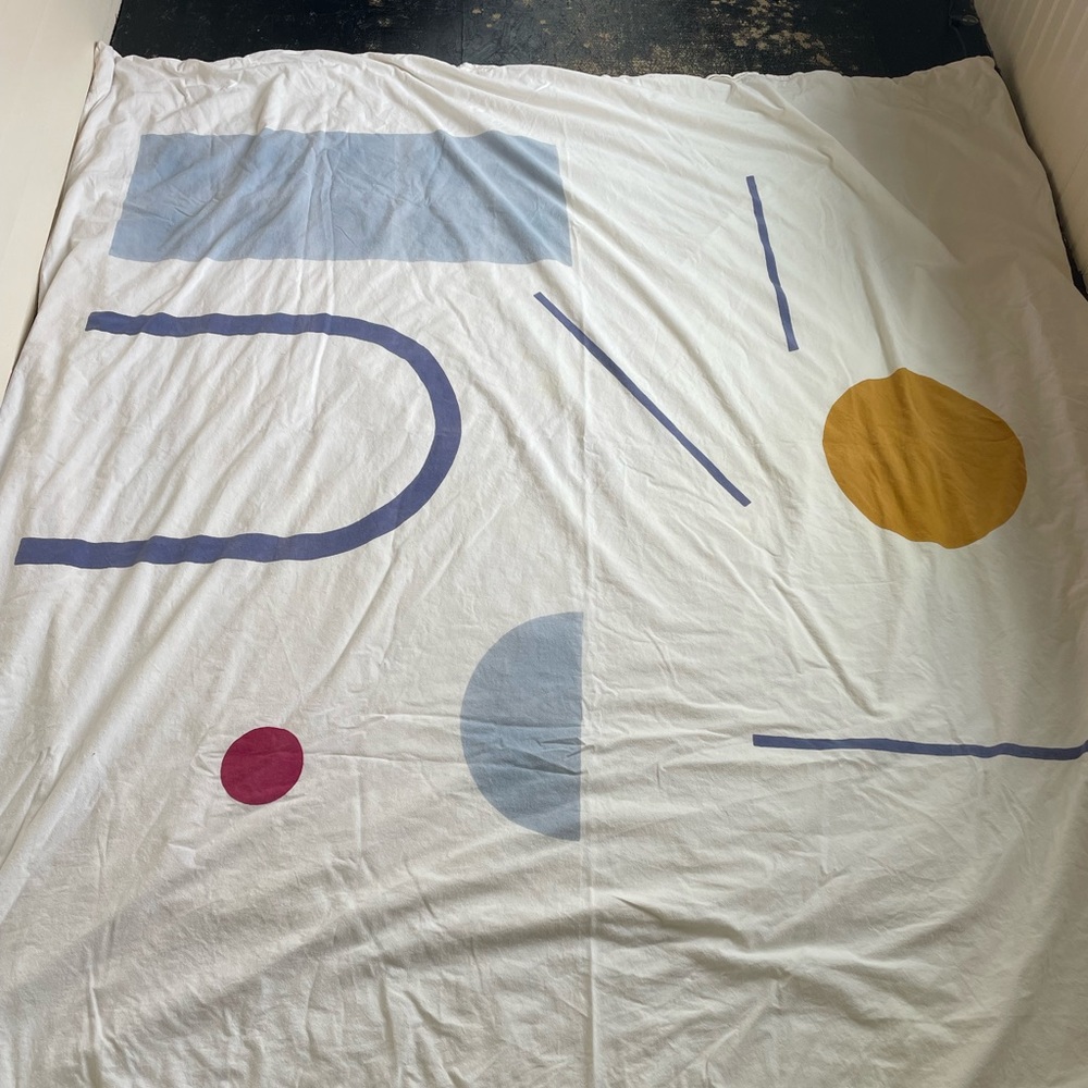West Elm Abstract Duvet